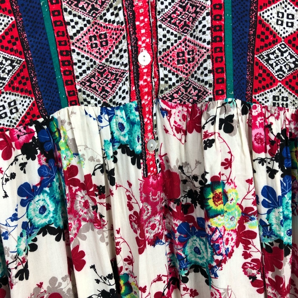 Umgee Long Sleeve Boho Tunic/Dress Size S - Picture 2 of 6